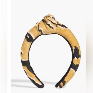 Zimmermann Tan and Black Patterned Headband